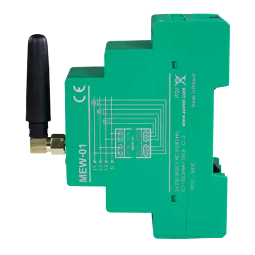 Monitor energii elektrycznej WI-FI 3F+N MEW-01 | ZAMEL | SPL10000009 4