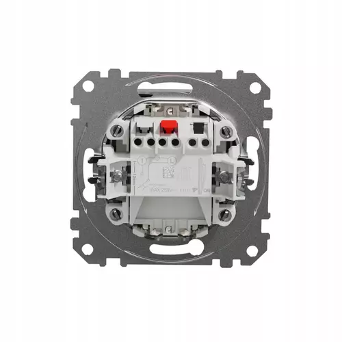 Przycisk z podświetleniem srebrny IP20 Sedna Design Schneider SDD113111L 4