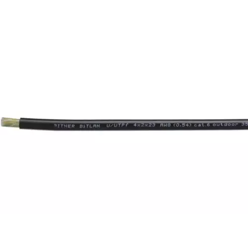 Kabel teleinformatyczny BiTLAN U/UTPf 4x2xAWG23 kat.6 zewnętrzny | TI0054 2