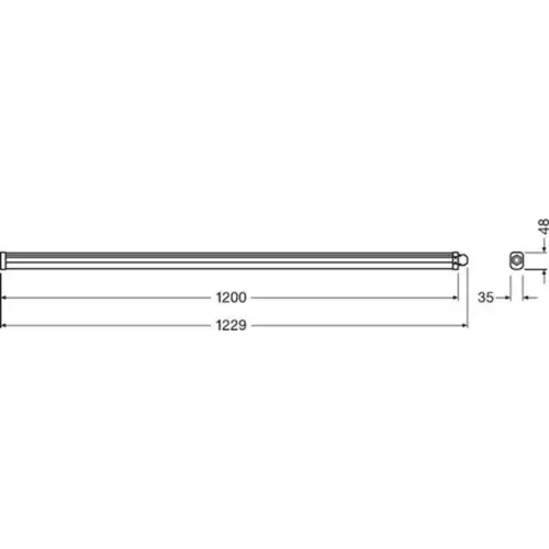 Oprawa hermetyczna LED DAMP PROOF SLIM VALUE 1200 36W 4000K | 4058075066458 3