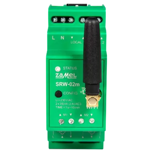 Modułowy sterownik rolet Wi-Fi 2-rolety TYP SRW-02M | ZAMEL | SPL10000021 2