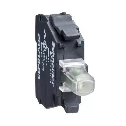 Zestaw świetlny zielony LED 24V zaciski śrubowe Schneider Electric ZBVB3 3