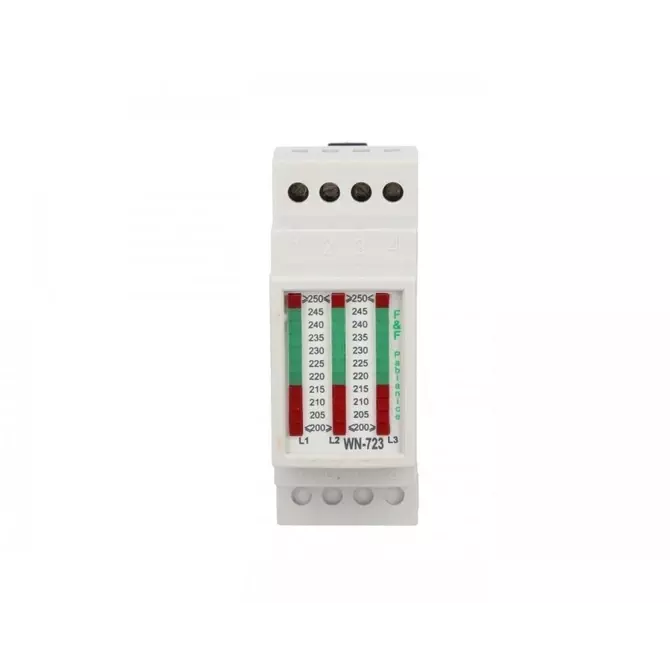 Lampka modułowa potrójna biały 230- | F&F | LK | WN-723 400V AC 1