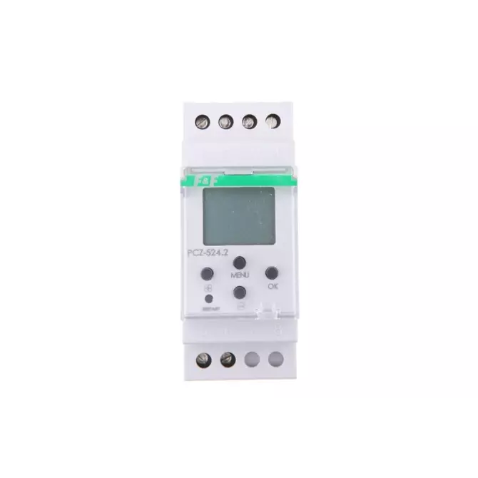 Astronomiczny zegar sterujący 16A jednokanałowy 24-/DC | F&F | PCZ-524.3 1
