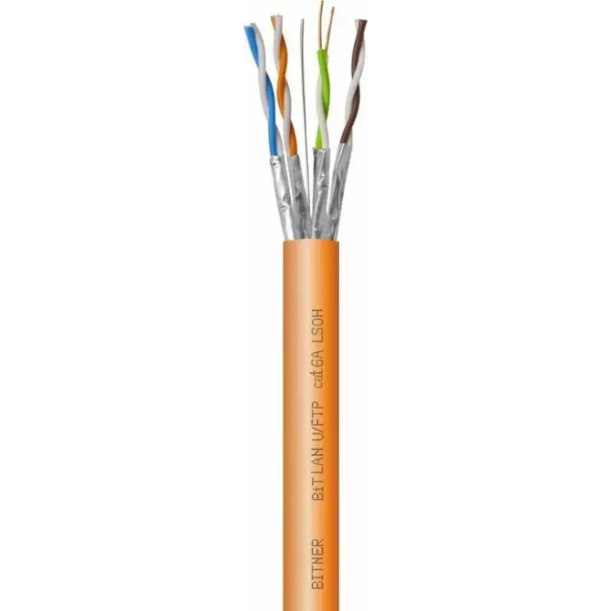 Przewód teleinformatyczny BiTLAN U/FTP 4x2x23 AWG cat. 6A 500MHz | TI0079 1
