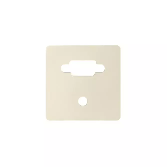 Pokrywa do gniazda VGA + Mini Jack kremowy | Kontakt-Simon | 8200091-031 1