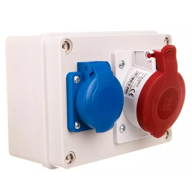 Rozdzielnica stacjonarna R-BOX 150 1x16A/5P 1x250V IP44 | PAWBOL | B.1091 1