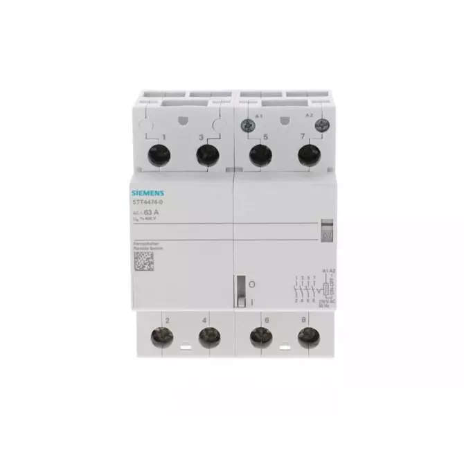 Przekaźnik instalacyjny bistabilny 63A 4Z | SIEMENS | 5TT4474-0 230V AC 1