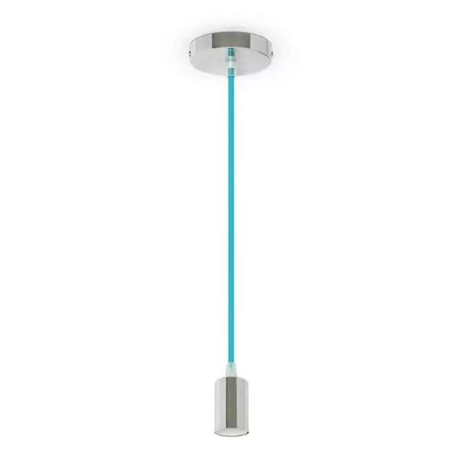 Lampa Wisząca VT-7338 E27 Max. 60W Jasny Niebieski | 3787 1