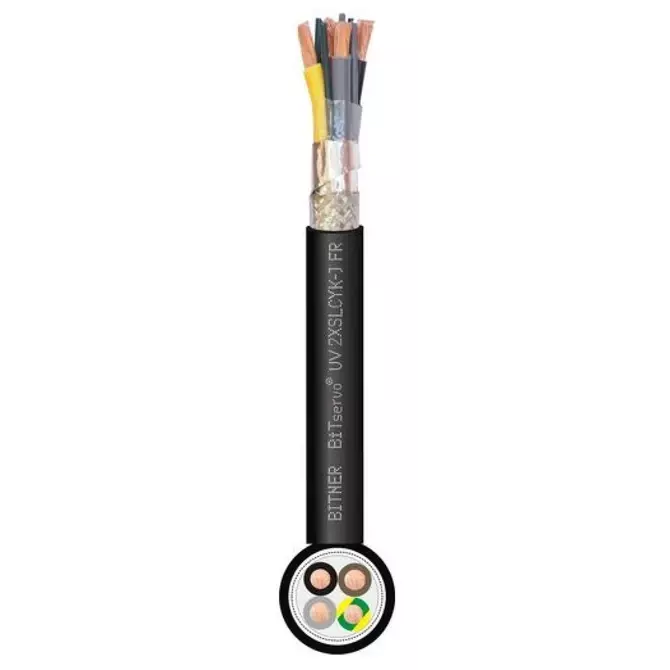 Przewód do przetwornic UV 2XSLCYK-J FR 4G95 klasa Eca | BITNER | IP2130 1