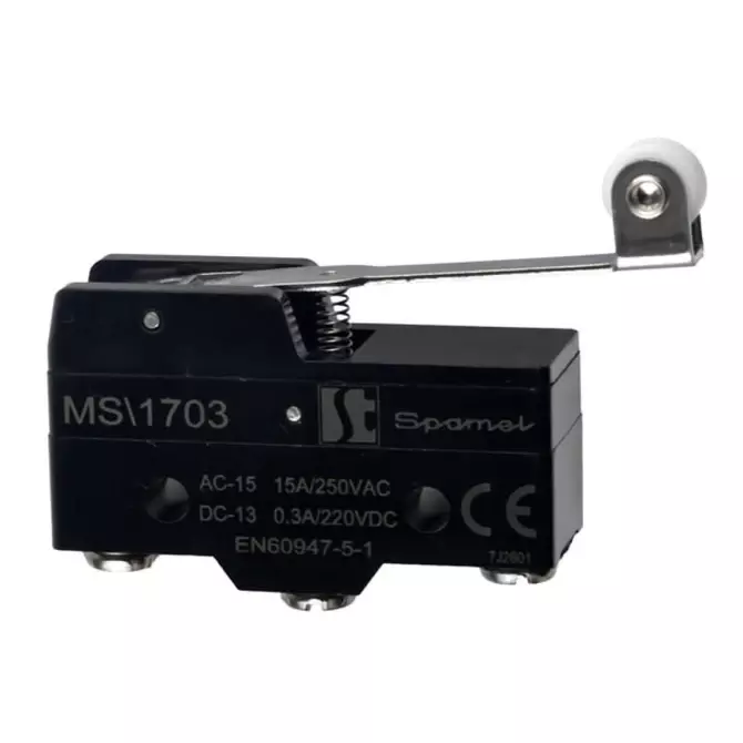 Łącznik miniaturowy dźwignia z rolką długa MS1703 | SPAMEL | MS | MS\1703 1