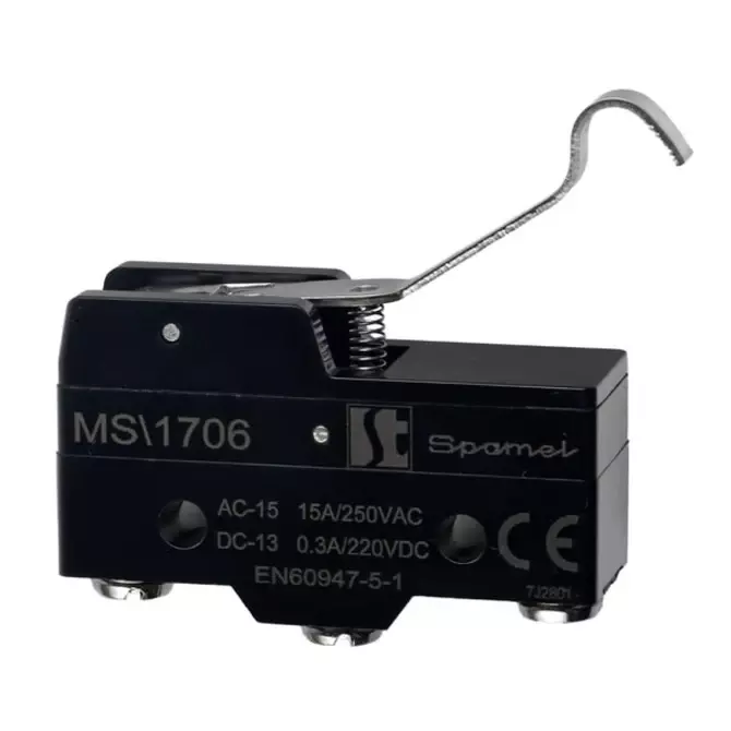 Łącznik miniaturowy dźwignia gięta długa MS1706 | SPAMEL | MS | MS\1706 1
