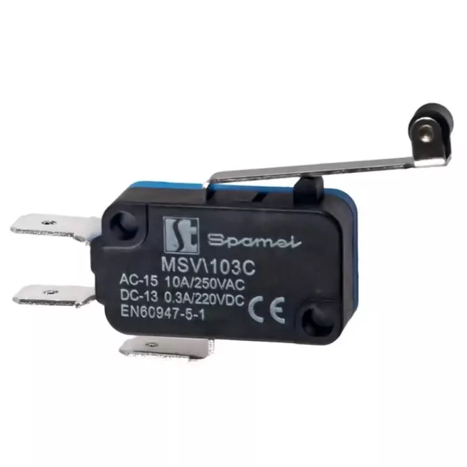 Łącznik miniaturowy dźwignia z rolką długa MSV103C | SPAMEL | MSV\103C 1