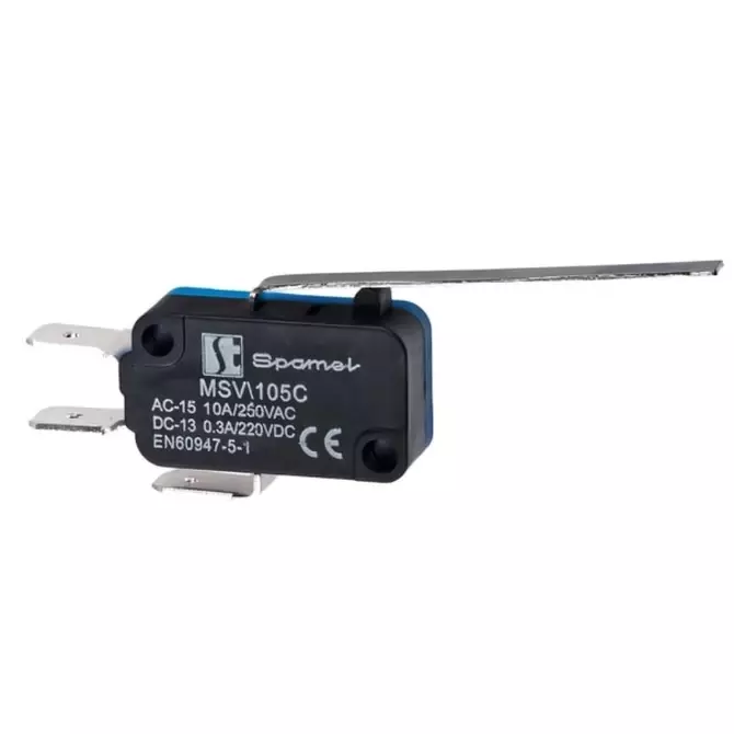 Łącznik miniaturowy dźwignia plaska b.długa MSV105C | SPAMEL | MSV\105C 1