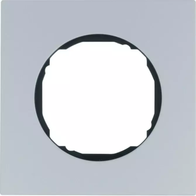 R.8 Ramka 1-krotna aluminium | HAGER POLO | 10112674 1