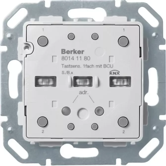 KNX e/s B.x Moduł przycisku 1-krotny z portem magistralnym LED i | 80141180 1