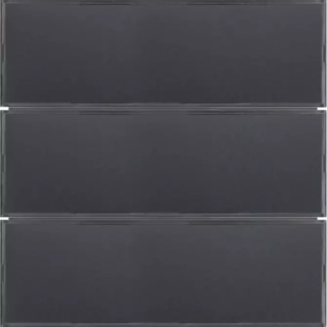 KNX e/s B.x Przycisk 3-kr z polem opisowym diodami LED RGB i do | 80163785 1