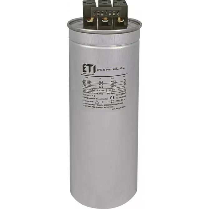 Kondensator LPC 30 kVAr 400V 50HZ | ETI-POLAM | CP | 004656755 1
