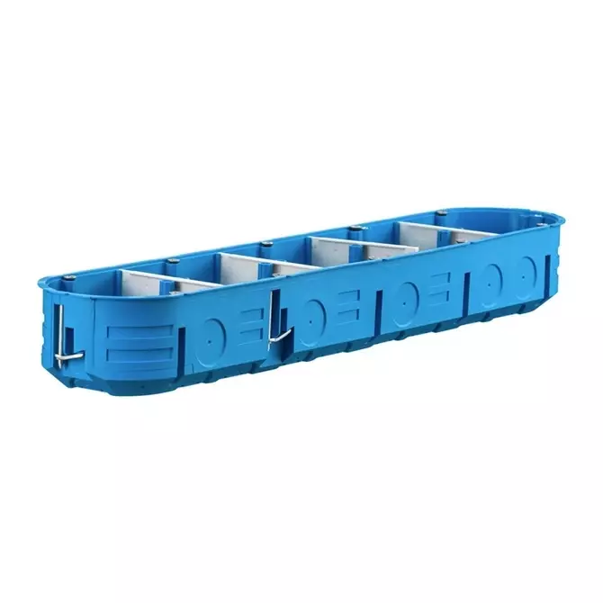 Puszka do pustych ścian 5x60mm płytka MULTIBOX niebieski P5x60K | 32328203 1