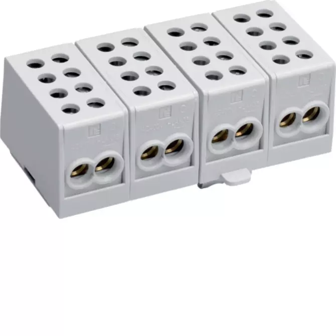 Zaciski rozgałęźne 4-polowe 2x25/2x35mm2 | HAGER POLO | KH35A 1
