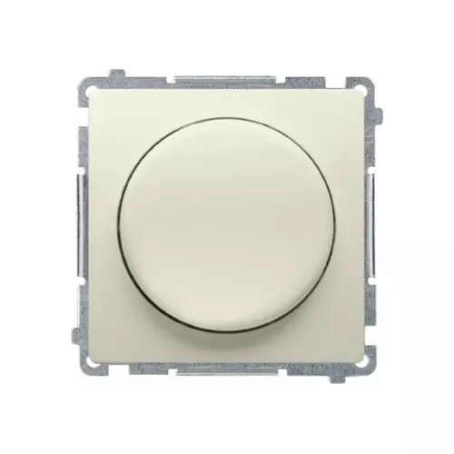 Ściemniacz naciskowo-obrotowy jednobiegunowy do LED 230V beż | BMS9L.01/12 1