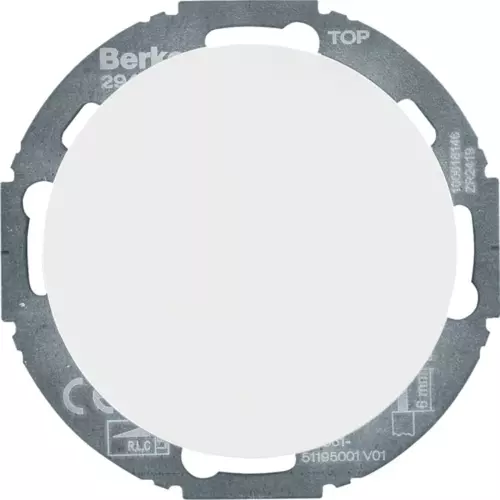 R.classic Ściemniacz obrotowy komfort z płytką czołową biały W W | 29442089 1
