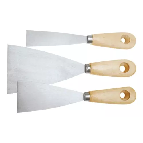 Szpachle malarskie 30-80mm zestaw 3 elementy | TOP TOOLS | 18B330 1