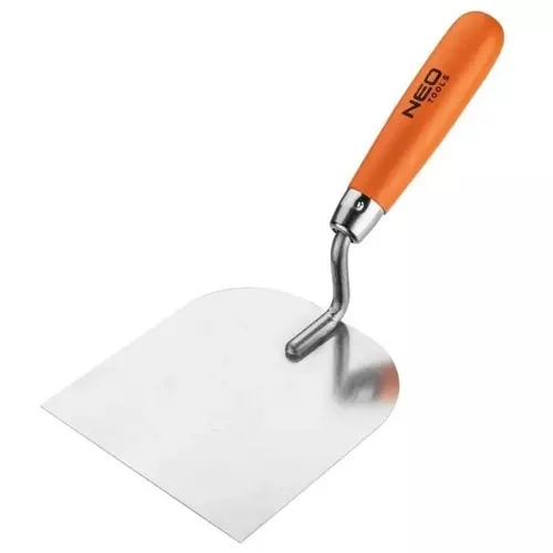 Kielnia sztukatorska podkówka 120mm uchwyt drewniany | NEO | 50-134 1