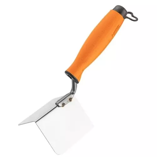 Kielnia sztukatorska kątowa zewnętrzna 80mm uchwyt dwumateriałowy | 50-156 1