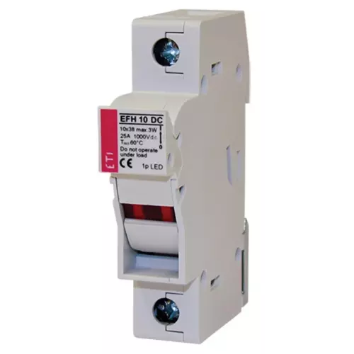 Podstawa bezpiecznikowa 1P 25A 10x38mm LED EFH 10 L DC | C | 002540211 1