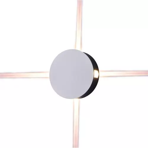 Kinkiet LED VT-706 4W 3000K 440lm IP65 Okrągły Biały | 8213 1