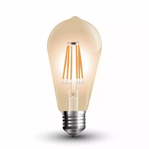 Żarówka Dekoracyjna LED FILAMENT VT-1968 8W E27 ST64 2200K 700lm A+ | 4421 1