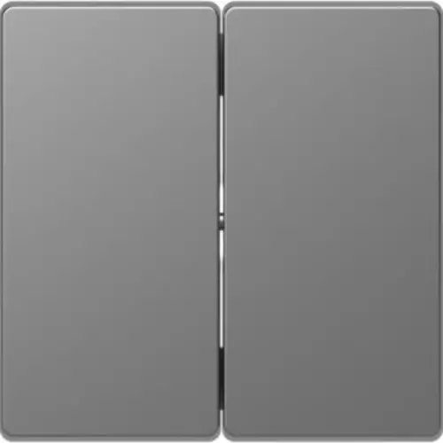 System D Klawisz podwójny stal | Schneider | Merten | MTN3400-6036 1