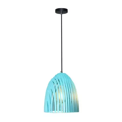 Lampa Wisząca VT-7255 E27 Prism Blue Stożek | 3953 1