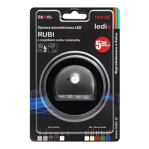 Oprawa schodowa LED Rubi PT regulowany czujnik CZN biała | LED10921661 1