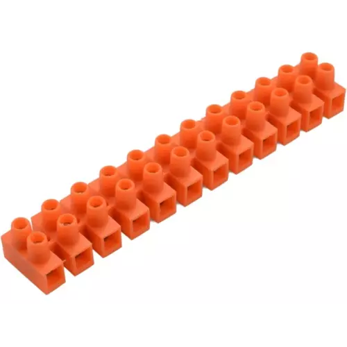 Listwa 12-torowa 10mm2 400V pomarańczowa | PAWBOL | e.4034p 1
