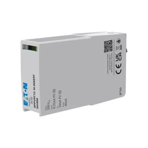 Wkład do ogranicznika SPPVRT12-10-2 typu 1+2 tor PE | EATON | EP-501959 1