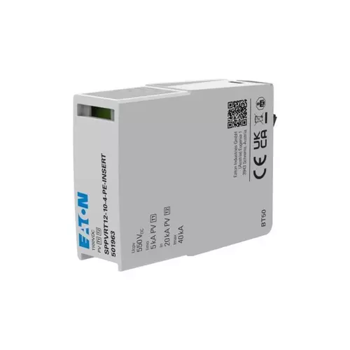 Wkład do ogranicznika SPPVRT12-10-4 typu 1+2 tor PE | EATON | EP-501963 1
