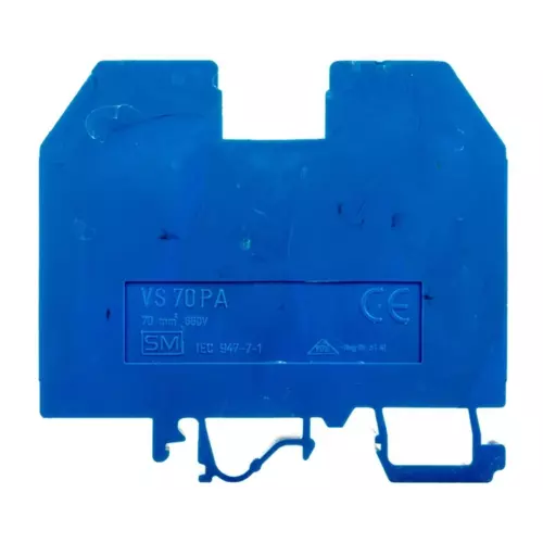 Złączka szynowa gwintowa 70mm2 niebieska VS 70 PAN | ETI-POLAM | 003901189 1