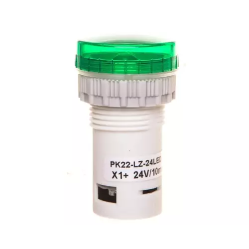 Lampka kompaktowa zielona PK22-LZ-24-LED AC/DC | PK22-LZ-24-LED\AC/DC 1