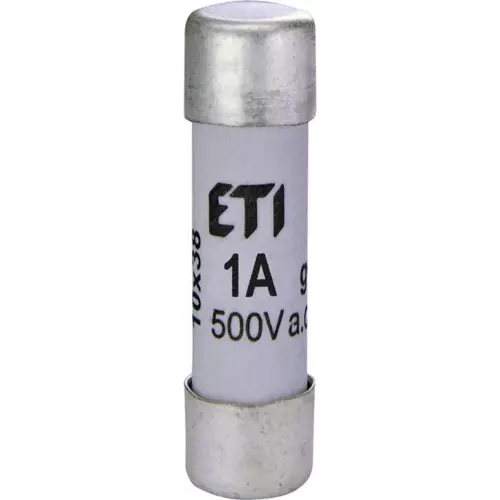 Wkładka topikowa CH10x38 gG 1A/500V ETI Polam 002620000 1