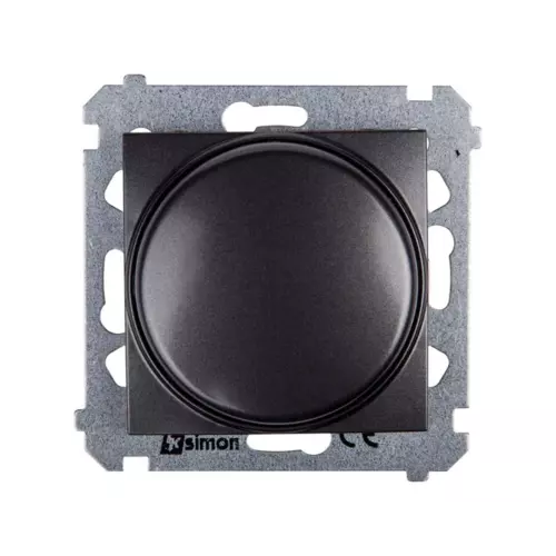 Ściemniacz naciskowo-obrotowy 20-500W antracyt | Kontakt-Simon | DS9T.01/48 1