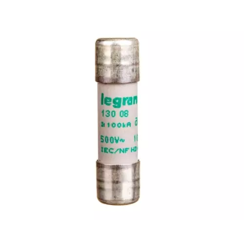 Wkładka bezpiecznikowa cylindryczna 10x38mm 8A aM 500V HPC | 013008 1