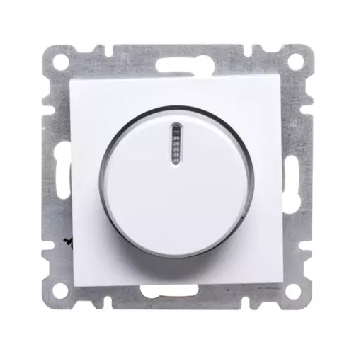 Ściemniacz do lamp żarowych biały | HAGER POLO | Lumina | WL4010 1